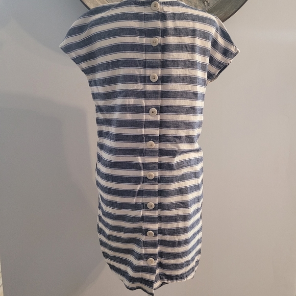 Madewell Stripe-Play Button-Back Tee Midi Dress – Size XS - Picture 3 of 5